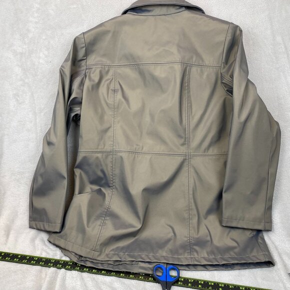 Outbrook Women's Jacket XL Taupe 1X Button-Front - Picture 6 of 6